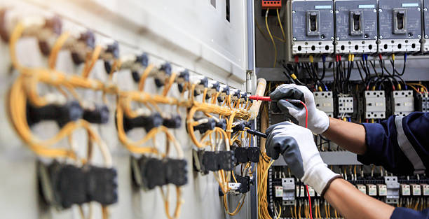 Professional Electrician technician working in Sioux Center, IA
